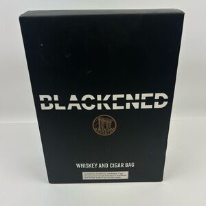 Whiskey and Cigar Bag - Black